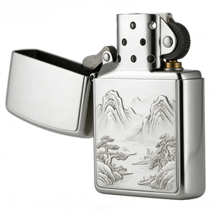 Briquet coupe-vent usiné CNC de haute qualité, accessoires pour cigares OEM, idéal pour cadeau d'affaires - Product Image 5