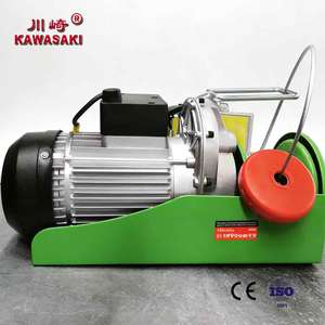 Alat Angkat Listrik Portabel Kapasitas <span class=keywords><strong>100kg</strong></span> hingga 1200kg Mini Overhead <span class=keywords><strong>Lifting</strong></span> Winch Dengan Tali Kawat untuk Gudang Pabrik - Product Image 3