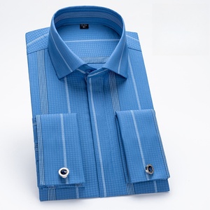 Herren Langarm Businesshemd aus Bambusfaser mit Umschlagmanschetten und Windsor-Kragen - Product Image 6
