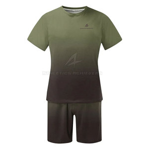Conjunto de pantalones cortos y camisetas de gimnasio informales de verano de alta calidad para hombre Opciones personalizables disponibles Hecho en Pakistán al por mayor - Product Image 2