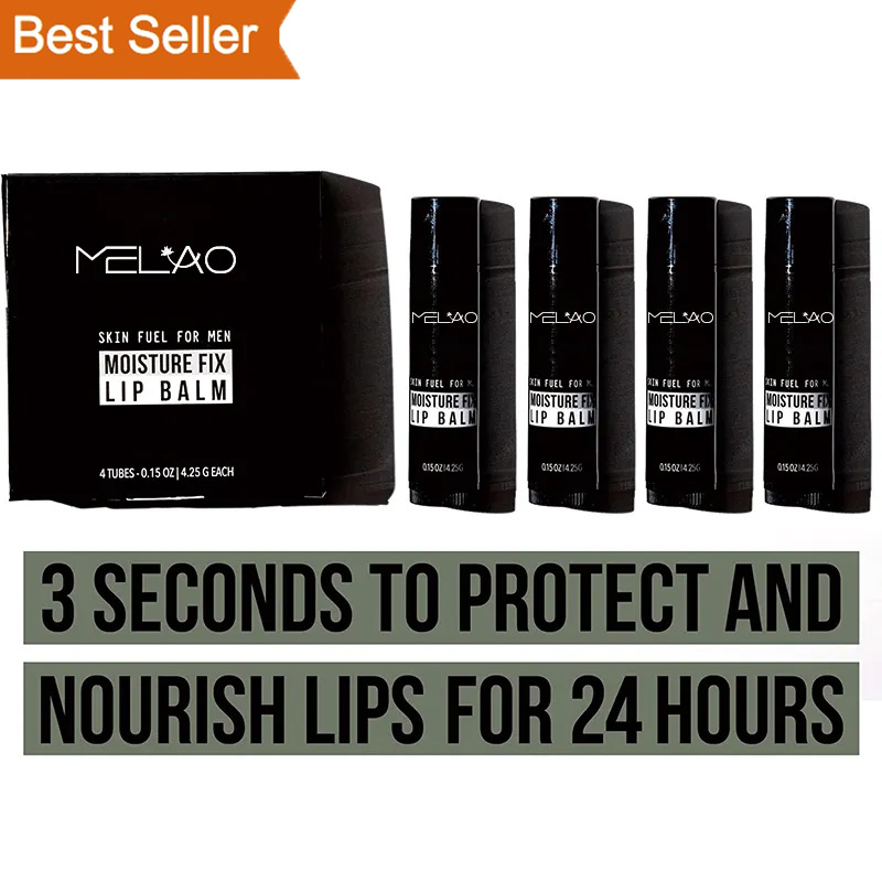Влагостойкий органический бальзам для губ на весь день для мужчин, бальзам для губ, фирменная торговая марка, мужской бальзам