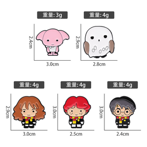 卸売漫画魔法学校猫魔法ポーションハリーポッターエナメルラペルピンコスプレギフト映画メタルバッジ - Product Image 4