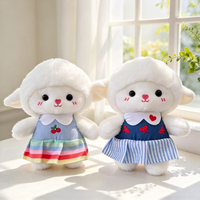 Boneka Plush Mie Pelangi 8 Inch Grosir Pabrik, Mainan Lembut Mengembang untuk Koleksi Hadiah Anak
