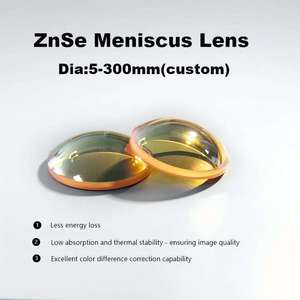 공장 OEM 대형 적외선 CVD/PVD ZnSe 윈도우 반사 방지 코팅 메니스커스 렌즈 5-400mm 직경 1-20mm 두께 - Product Image 4
