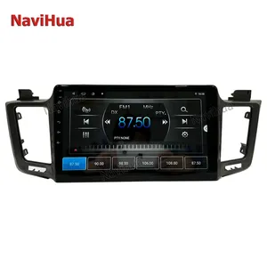 Navihua - Rádio multimídia para carros, com tela sensível ao toque de 10 polegadas, GPS, navegação, Android, para Toyota RAV4 2006-2016, novo design