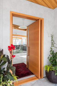 CBMmart <span class=keywords><strong>Puerta</strong></span> de <span class=keywords><strong>entrada</strong></span> principal de madera de caucho Puertas de pivote de roble de arce de madera maciza <span class=keywords><strong>Puerta</strong></span> delantera lateral - Product Image 6