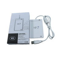 Lector de Tarjetas Inteligentes RFID de 13.56MHz, USB, NFC, ACR1552U, con Material ABS, para Control de Acceso y Pagos sin Efectivo