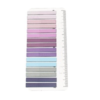 YUCHUAN Y622 – Blocs-notes adhésifs ultra-fins à feuilles mobiles, 320 feuilles, dégradé de couleurs, en PET, index de pages, indispensables pour la rentrée des étudiants