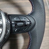 Volant en cuir pour amélioration des performances, compatible avec BMW F20 E90 G28 G38 F22 F31 F10 F30 F13 F25 F26 M3 M5 E90 E70