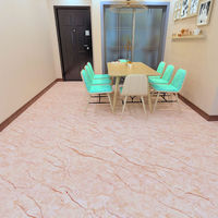 Panneau carré PVC marbre pierre artificielle panneau de marbre blanc mur vinyle marbre plancher