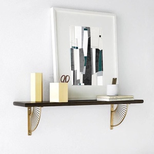 GQK Modern Design Z-Shaped Wall-Mounted Metal Storage Rack Partition Single Board Support Bracket Iron Cabinet Strong - Product Image 4