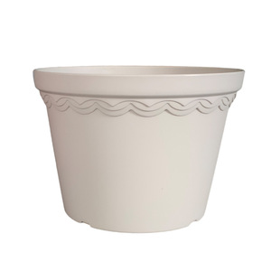 Pot de fleurs en résine de style européen minimaliste, grande taille avec trou de drainage pour la plantation intérieure et extérieure à la maison - Product Image 3