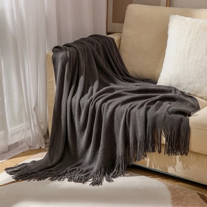 Manta Nórdica de Acrílico Tejida Multiusos para Sofá, Cama, Oficina, Siesta, para Todas las Estaciones - Product Image 3