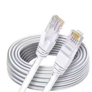 Câble Ethernet CCA Cat6 Cat5e Patch Cord UTP avec gaine en PVC et connecteur RJ45 pour communication réseau intérieure - Product Image 1