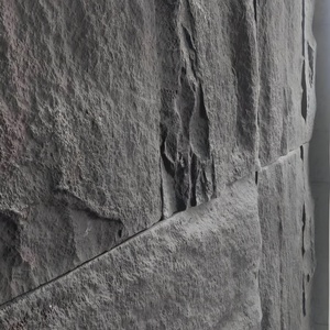 Paneles de pared de piedra de imitación de PU modernos más populares de las fábricas profesionales Durabilidad de larga duración para uso en interiores y exteriores - Product Image 1