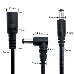 Customizable 3A PD Fast <b>Charging</b> Cable USB a Type-C Male to DC 5525 5521 Interface for Laptop Router Power Bank - Product Image 5