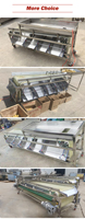 Machine de tri et de calibrage des fruits et légumes commerciaux en acier inoxydable 304, nouvelle, personnalisée, 4 à 7 niveaux