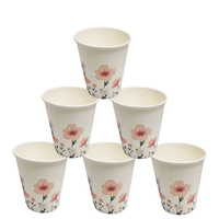 Gobelet jetable à double paroi en carton pour crème glacée, gâteau, café, impression personnalisée, 9oz 12oz, pour boissons chaudes et froides, fournisseur, outil d'unité