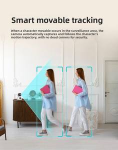 Yüksek Kaliteli 4MP CMOS Sensörlü Ev Tipi Mini PTZ Kamera Tam Renkli Gece Görüşü Hareket Algılama Bulut/TF Kart Depolama İç Mekan 360 - Product Image 5