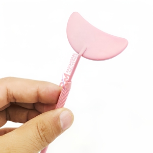 <b>Moon</b> Shape Stainless Steel Eyelash <b>Mirror</b> For Pink Powder Coated Color Regular Shape Stock Available Makeup <b>Mirror</b> - Product Image 4