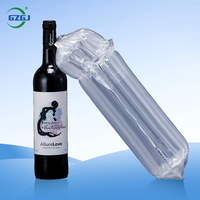 Film protecteur gonflable pour bouteille de vin, emballage antichoc avec certification CE, matériau PA+PE