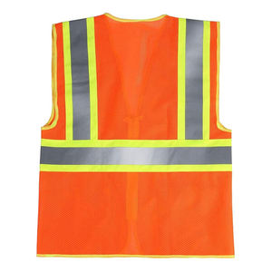 Veste de sécurité haute visibilité avec logo personnalisé, hautement réfléchissante, respirante, avec éclairage LED, en polyester pour l'hiver - Product Image 5