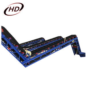 حديد جدار جانبي مضلع بزاوية كبيرة يحمل الحصى حزام الناقل - Product Image 3