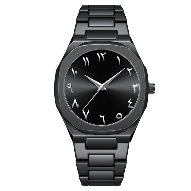 Hot Selling Business Fashion Antique Luxury Quartz Watch 43mm Alloy Pointer Dial Waterproof Men's Watch