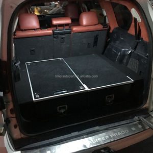 Boîte à outils 4x4 robuste pour camping-car tout-terrain non étanche, glissière supérieure, Prado 150, glissière arrière pour le lit, double tiroir de rangement - Product Image 3