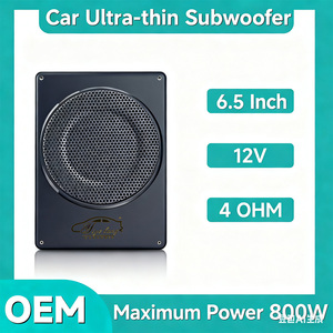 Usine directe nouveau subwoofer de voiture <span class=keywords><strong>actif</strong></span> mince à bobine unique de 6.5 pouces, subwoofer sous le siège de haute qualité 240W 12V DC pour l'automobile - Product Image 2