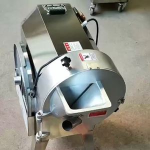 304 Stainless Steel Motorized <b>Vegetable</b> Cutter <b>Chopper</b> <b>for</b> Slicing Plantain Chips Fruits <b>for</b> Home Commercial Fruit Processing - Product Image 1