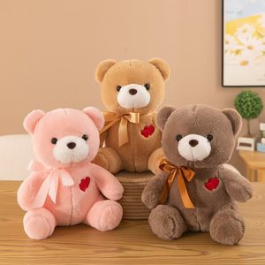 San valentino orsacchiotto di peluche palloncino giocattolo ti amo bambino fortunato abbraccio marrone orso peluche cuscino per la festa della mamma - Product Image 3