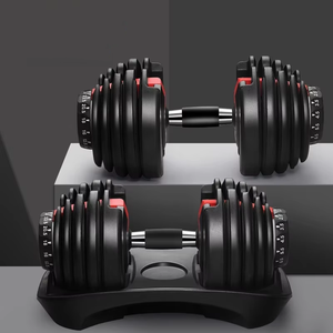 Haltères sélectionnables Haltères réglables avec support Équipement de gymnastique Outil d'haltérophilie Body Fitness Ensembles d'haltères réglables - Product Image 3