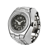 En stock, montre simple en argent avec anneau de réglage, mouvement à quartz SL68, montre pour femmes