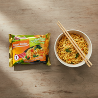 85g Bag Ramen Noodles Chinese Best Instant Noodle Custom OEM Flavors in Big Cup Bowl HAHAL
