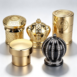 Tapa de Metal de Aleación de Zinc Zamac Personalizada para Botella de Perfume, Tapa de Lujo Fundida a Presión, Accesorio de Embalaje para Regalo, OEM, MOQ Bajo - Product Image 5