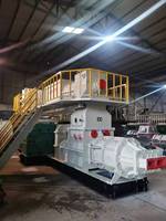 Ligne de production automatique de briques en argile à haute pression d'extrusion avec PLC - Machine à fabriquer des blocs creux de pavage haute productivité 380V