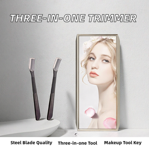 ที่กันคิ้วสแตนเลส 3 in 1 ใบมีดคม ใช้งานง่าย พกพาสะดวก สำหรับผู้หญิง - Product Image 2