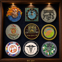 Pièce de collection personnalisée en émail 3D gaufré avec logo de la Brigade des pompiers, finition or et argent antique, souvenir OEM