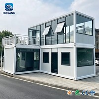 Maisonnette Modulaire Portable Moderne 20ft 40ft Conteneur en Verre Installation Facile Maisons Mobiles Contenedores Prix