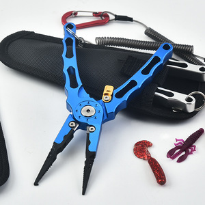 คีมตกปลาอะลูมิเนียมอัลลอยด์พร้อมตัวล็อค 19.5 ซม. ที่ถอดตะขอแบบ Deep Throat สำหรับอุปกรณ์ตกปลา - Product Image 2