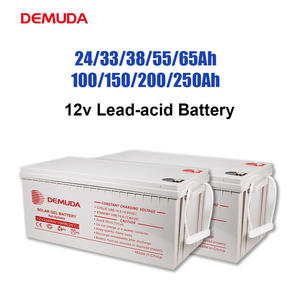 Batterie au gel plomb-acide longue durée sans entretien 12V 24Ah 33Ah 38Ah 55Ah 65Ah pour stockage solaire et onduleurs de télécommunications - Product Image 1