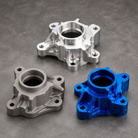 Pièces en alliage d'aluminium usinées CNC de haute précision 5 axes, service de tournage et de fraisage, composants prototypes personnalisés OEM ODM
