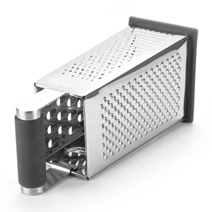 <span class=keywords><strong>Râpe</strong></span> à fromage <span class=keywords><strong>professionnelle</strong></span> à 4 faces en acier inoxydable pour le <span class=keywords><strong>parmesan</strong></span> et les légumes - Product Image 5