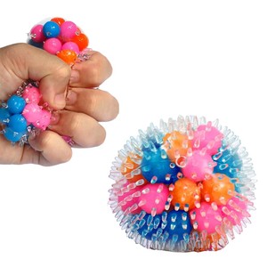 Fast Delivery Funisolutions Colorful <b>Silicone</b> Sensory <b>Beads</b> Stress Ball Fidget Toy Ball-in-the-Ball Venting Squishy Toy 14+ - Product Image 6