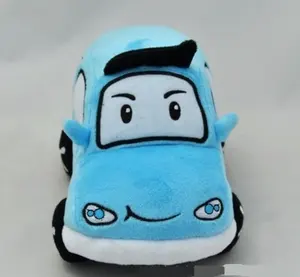 Cuscino per dormire per bambini in auto blu con peluche personalizzato di alta qualità di vendita calda