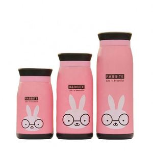 Cute Cartoon Animal Stainless Steel Insulated Water <b>Bottle</b>, 350ml Leakproof Vacuum <b>Thermos</b> BPA-Free Kids Water <b>Bottle</b> for School - Product Image 2