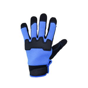 Guantes DE TRABAJO resistentes antiimpacto TPR Guantes de mano protectores transpirables de dedo completo para mecánicos Seguridad de perforación de pozos - Product Image 4