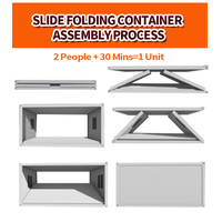 Conteneur mobile Cbox de type Z, pliable, à installation rapide, maison préfabriquée, maison en conteneur