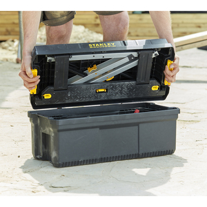 Cassetta degli attrezzi da 26 pollici in acciaio e ferro con sgabello integrato misura personalizzata FMST81083-1 FATMAX per STANLEY per la conservazione degli utensili - Product Image 5